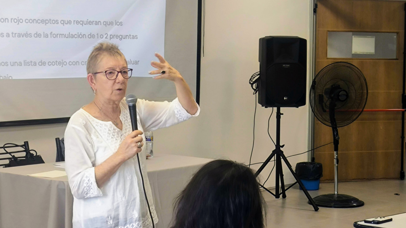 imagen Rebeca Anijovich dictó una capacitación sobre evaluación formativa